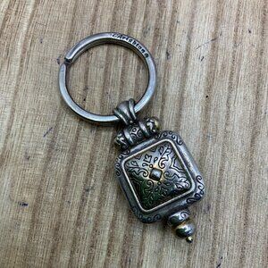 Brighton Vintage Silver Tone Key Ring